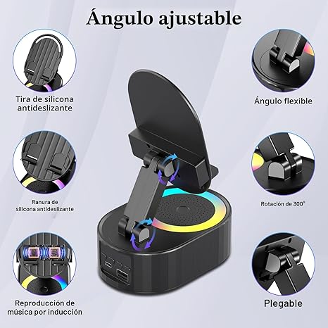Altavoz Bluetooth de audio de inducción inalámbrico 5 en 1 - additional image 23