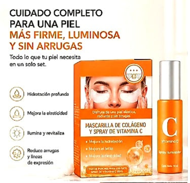Set de almohadilla y gel hidratante de colágeno