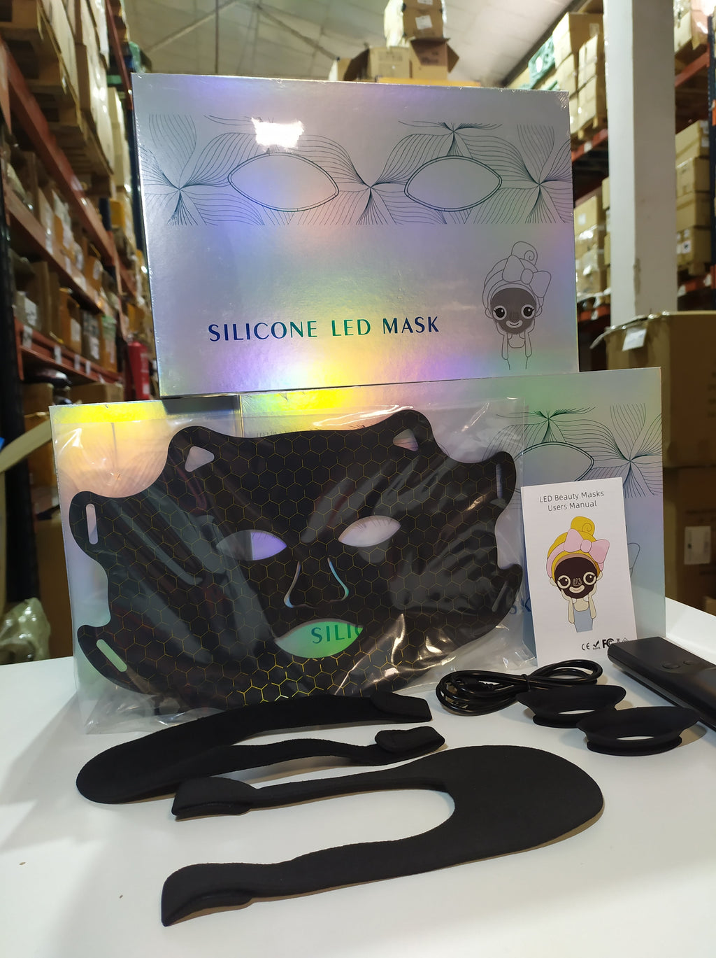 Máscara facial LED con Terapia de Luz Roja para la Cara y la Piel - additional image 12